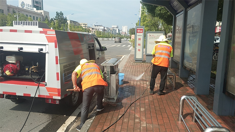 黄山区打造整洁靓丽市容环境