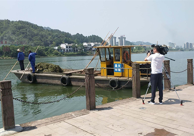 新安江上的“保洁队”