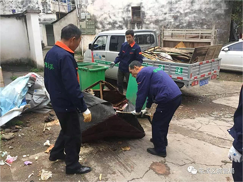 环卫彻底解决建筑（装潢）垃圾清理难问题